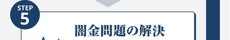 闇金問題の解決